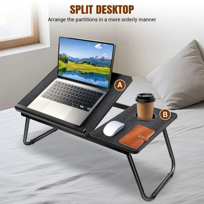 Table de Lit Pliante à Double Plateau